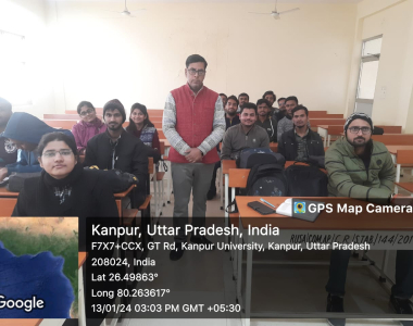 PDP and Communication session at CSE and MCA on 13th January 2024.