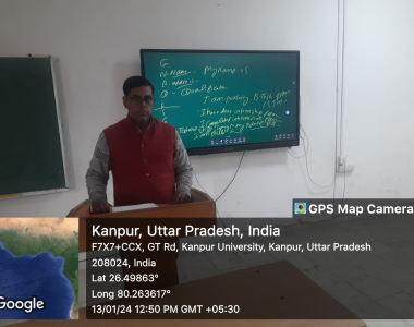 PDP & Communication session at Chemical Engineering on 13th January