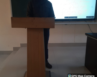 PDP and Communication session at Teacher Education on 16th January.